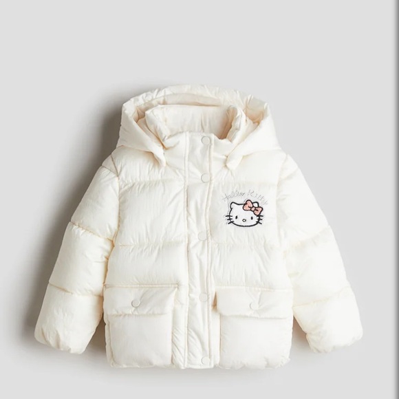 Kids Hello Kitty Puffer Jacket - Picture 1 of 16